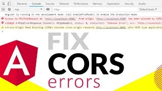 Fix CORS errors in Angular (when you have access to API) | QUICK FIX