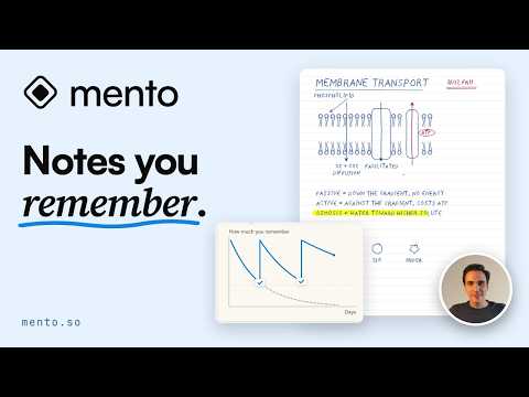 Mento: Notes you remember video thumbnail