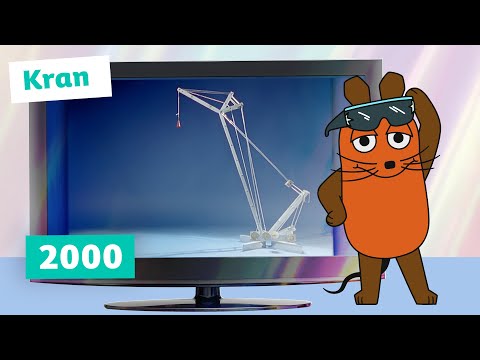 Wie funktioniert ein Kran mit zwei Auslegern? | Die Maus | WDR