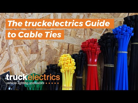 Cable Tie Sizes, Types, Packs and Accessories