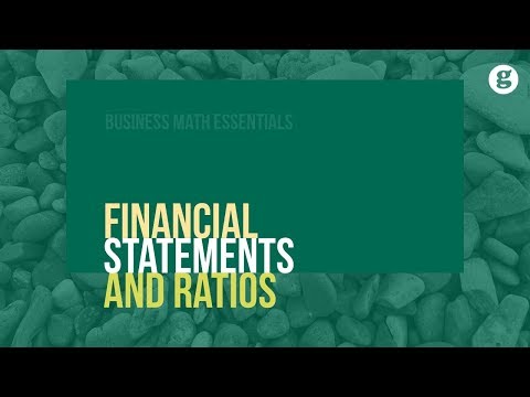 Financial Statements and Ratios