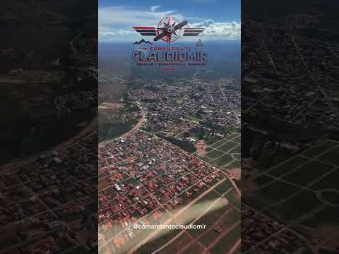 Sobrevoando a linda cidade de Turmalina, Minas Gerais, com imagens incríveis vistas do céu! ✈️🌄