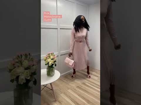 Pink Monochrome outfit of the day #monochromemood #monochrome #workoutfit #outfitideas