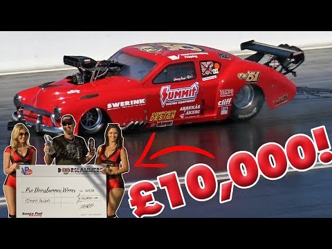 Pro Doorslammer Class at Doorslammers 2018 - Santa Pod Raceway