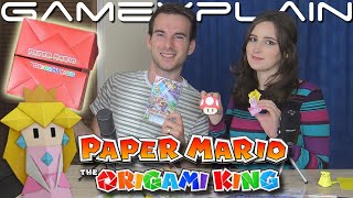 Nintendo Sent Us a Special Paper Mario Package, So We Built a Real Origami Peach!