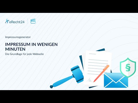 Impressumsgenerator: Erstellen Sie in Minuten ein  Impressum