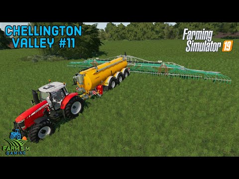 DIGESTATE SPREADING & FIELD PREP WORK | Chellington Valley  EP11 - Farming Simulator 19 Timelapse