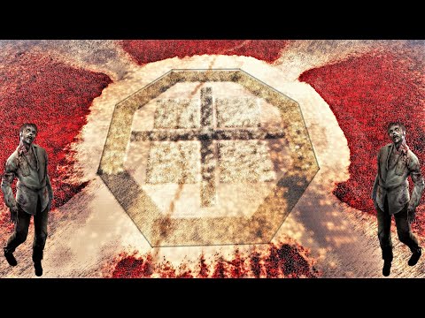 WW2 ARMY Octagon Fortress Vs 2 Million Zombies - UEBS 2 | Ultimate Epic Battle Simulator 2
