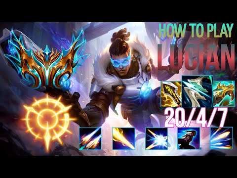 CHALLENGER Guides How to Play Lucian ADC & Carry + Best Build/Runes Season 12