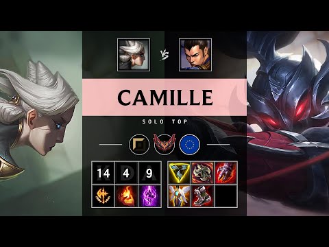 Camille Top vs Xin Zhao: Quadra Kill, Legendary - EUW Grandmaster Patch 14.21