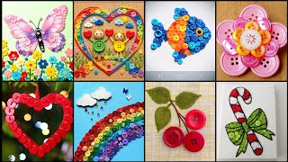 Stunning Button Crafts & DIY Decor | Clever Ideas to Turn Buttons into Beautiful Art 🎄🪡🎅