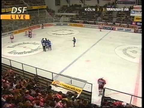 DEL 96-97 #13 Köln - Mannheim 4-3OT Teil 2
