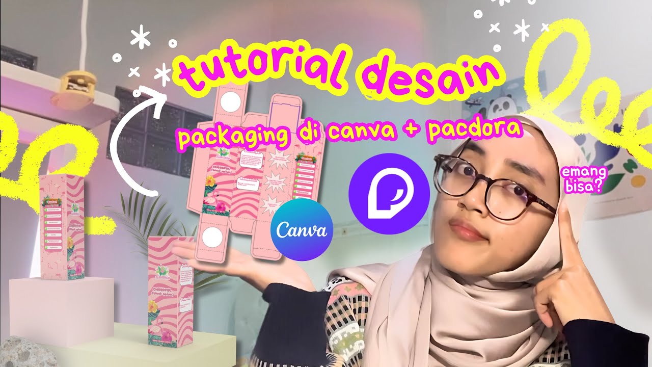 Tutorial desain packaging pake canva + pacdora! SUPER GAMPANG!!