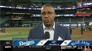 ESPN SC | Addison Barger IS THAT GUY - Eduardo on Blue Jays beat Dodgers in World Series Game 1