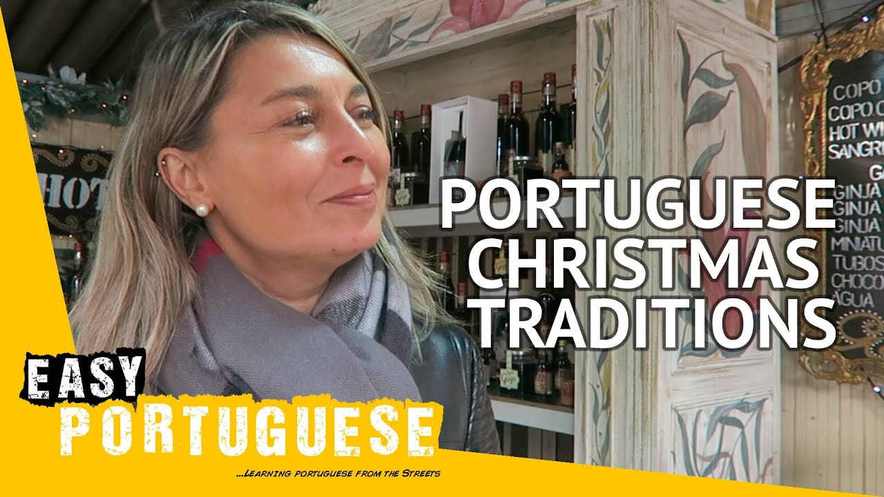 Portuguese Christmas Traditions | Easy Portuguese 2 - YouTube video featuring the word sabem