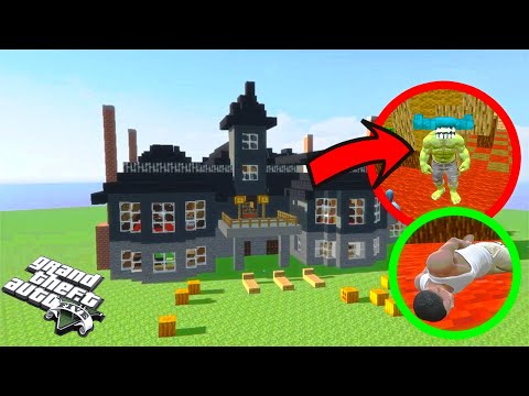Minecraft GTA 5:  Haunted House Adventure