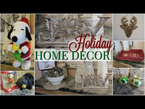 Holiday Home Decor Haul! Homegoods/TJ Maxx Homesense/Winners 2016 | DreaCN