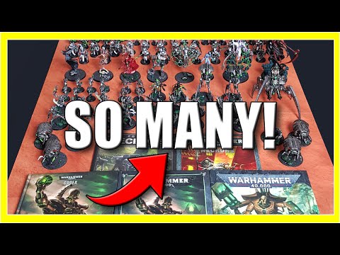 Necron Army Showcase 2023 - So Many Elites!