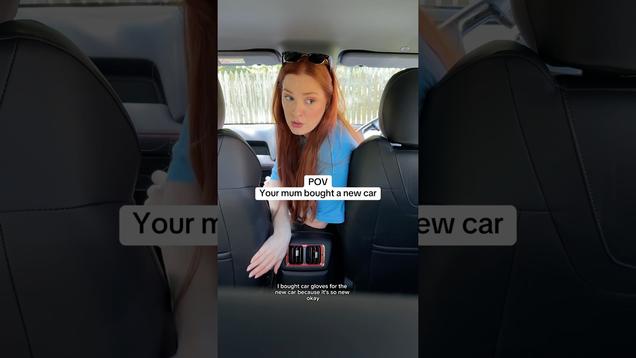 This new car is more important than your lives. #mumlife