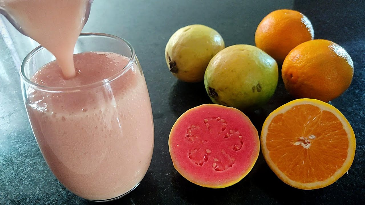 PRA QUE SERVE O SUCO DE GOIABA COM LARANJA? DESCUBRA OS BENEFÍCIOS PARA A IMUNIDADE E COMO FAZER!