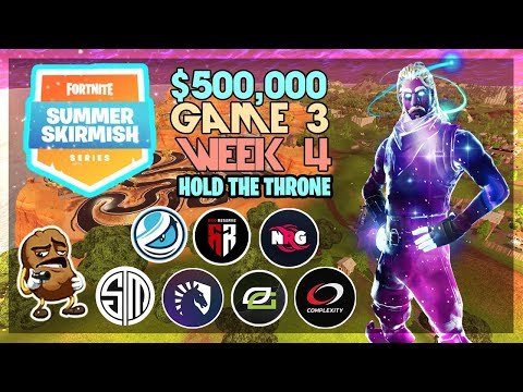 $500,000 🥊Hold The Throne Summer Skirmish🥊 Week 4 Game 3 (Fortnite)