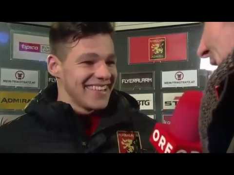Admira-Spieler vergisst im Interview Sieg seiner Mannschaft