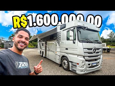 FUI VER UM MOTORHOME DE R$1.600.000 PRA COMPRAR 😱 MUITO LUXUOSO