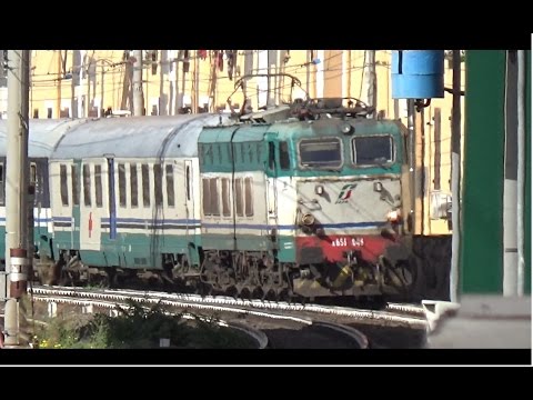 E656.046 con EXP 14245: ARRIVO + PARTENZA da Roma Ostiense!!