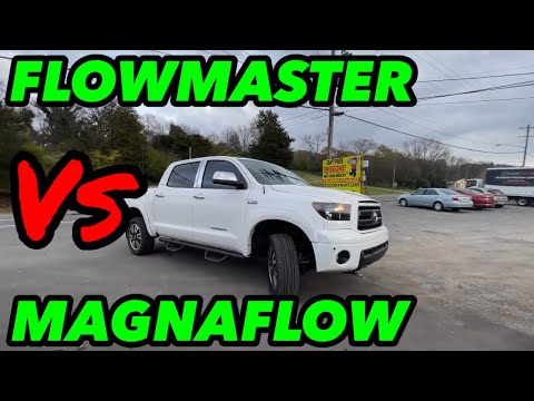 Toyota Tundra 5.7L V8: FLOWMASTER SUPER 40 SERIES Vs 22" MAGNAFLOW!