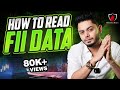 How To Read FII DATA Anish Singh Thakur Booming Bulls