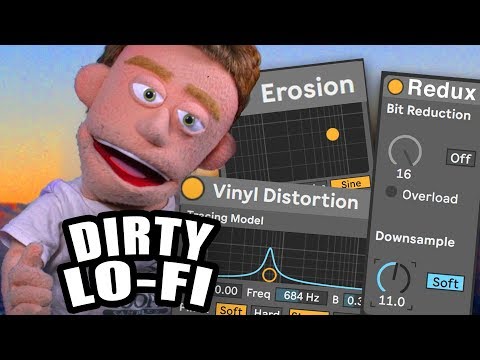 Ableton Lo-Fi Tutorial (Erosion, Redux, Vinyl Distortion) Video