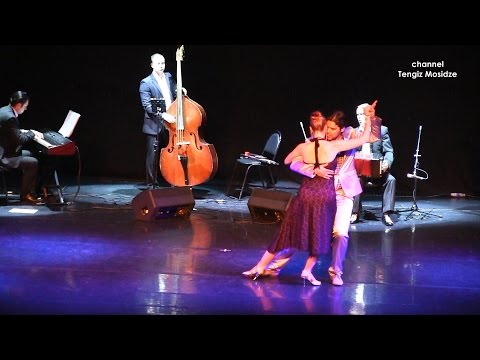 Tango “Rain Over Santiago”. Daniel Tuero and Irina Ravinskaya with "Solo Tango orchestra".  Танго.