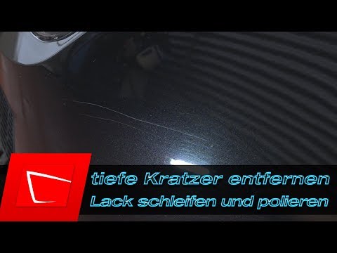 Remove deep scratches - Knead paint - Sand paint - Polish car Instructions Sanding flowers