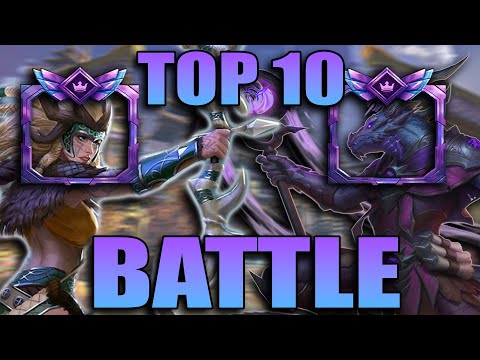 MY TOP 10 ARTMEIS VS HIS TOP 10 ANUBIS! PURPLE BATTLE - Masters Ranked Duel - SMITE