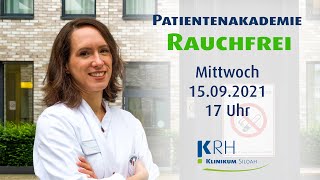 Endlich Rauchfrei! Livestream aus dem KRH Klinikum Siloah