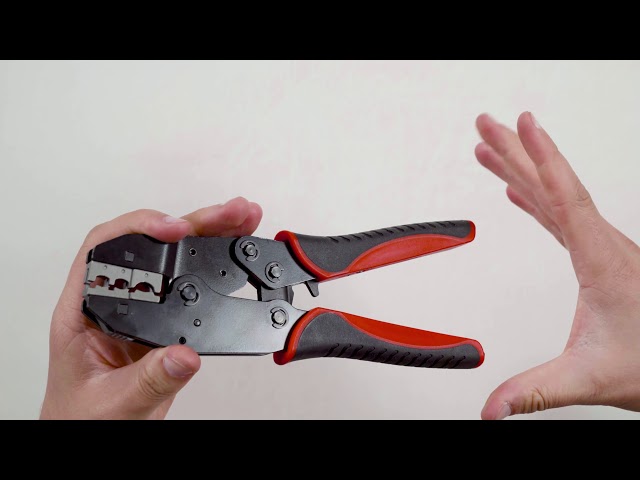 Video teaser for KS TOOLS 115.1425 Crimpzange für isolierte Kabelschuhe 220mm (Unboxing)