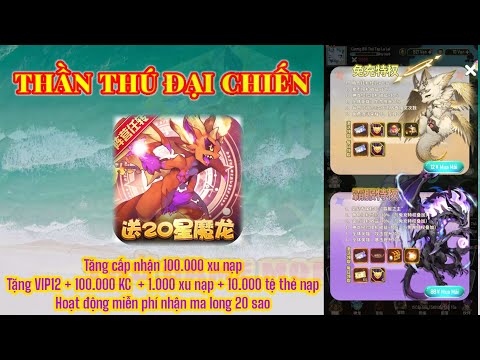 Game Lậu Mobile THẦN THÚ ĐẠI CHIẾN Game Mobile Mới Ra Mắt Vô Vàn Quà Tặng Cho Anh Em Chơi Thử