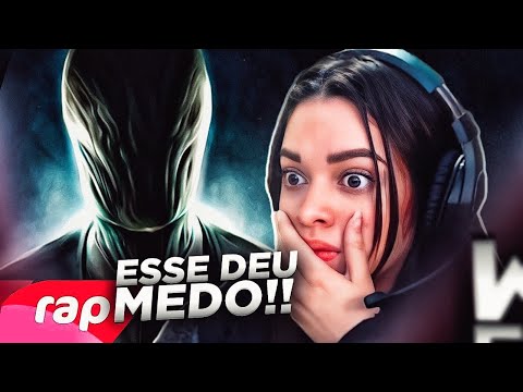 REAGINDO ao Rap do Slender Man - O HOMEM SEM FACE | NERD HITS - 7 Minutoz