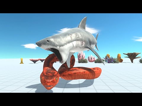NEW UPDATE : Great White Shark VS Units - Animal Revolt Battle Simulator