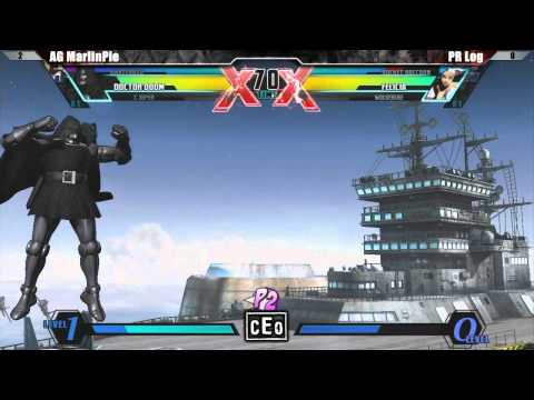Is MarlinPie FORREAL?!?!?! UMVC3 MCZ AG MarlinPie vs PR Rog - CEO 2012 Tournament