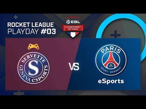 Servette Geneva Esports vs PSG esports - Championnat National ESL - Winter 2017 - Journée 3