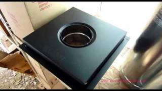 Wood Stove Chimney System Components & Installation video review #2