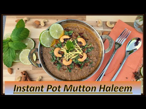 Instant Pot Mutton Haleem | Instant Pot Goat Haleem