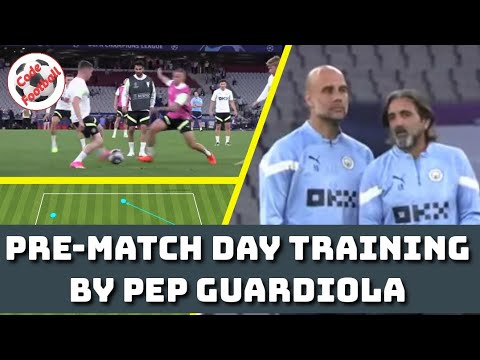 Pre-match day full training program by Guardiola!