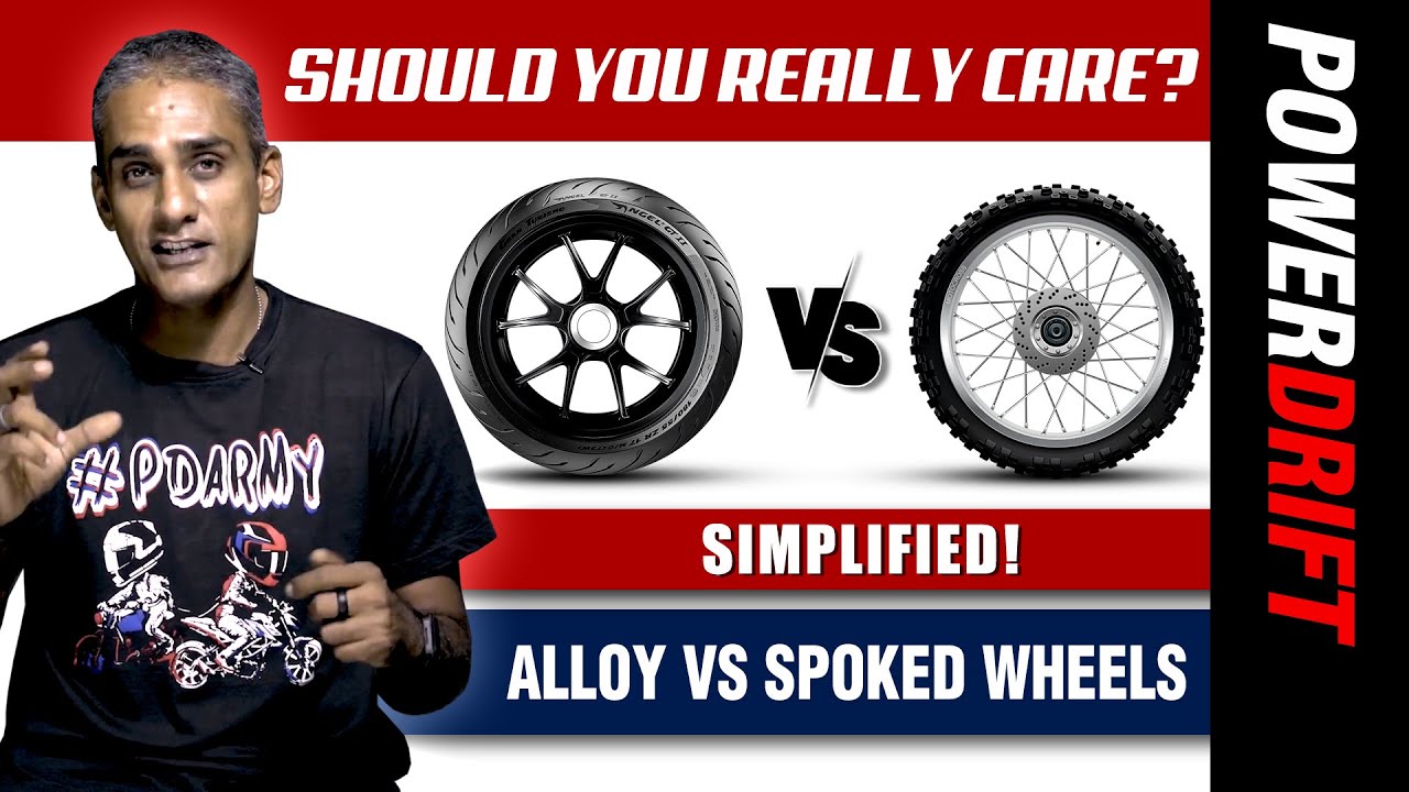 Why do adventure bikes have spoked wheels? More REF