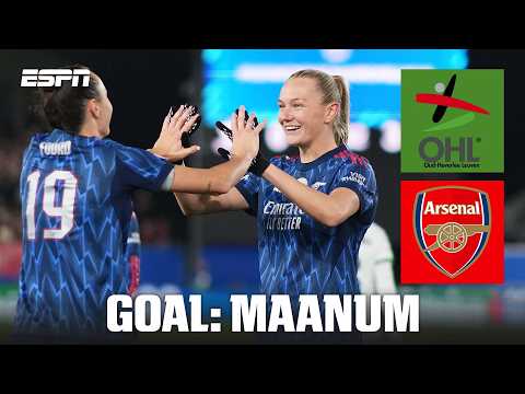 GOAL! 0-3: Frida Maanum’s second puts Arsenal in complete control | UEFA Women’s Champions League