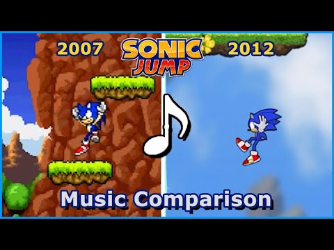 Sonic Jump 2007 vs 2012 Music Comparison - YouTube