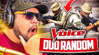 DUO RANDOM sur WARZONE - Je tombe avec UNE STAR🌟 de THE VOICE ! 😱
