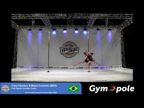 WPSC19 - Pole Sports - Youth Doubles - Clara Pacheco & Maisa Coutinho - Brazil