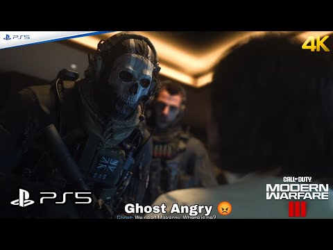 (PS5) Ghost Works His Charms On A Woman - Call of Duty Modern Warfare 3 Part 9 - [4K 60FPS HDR]